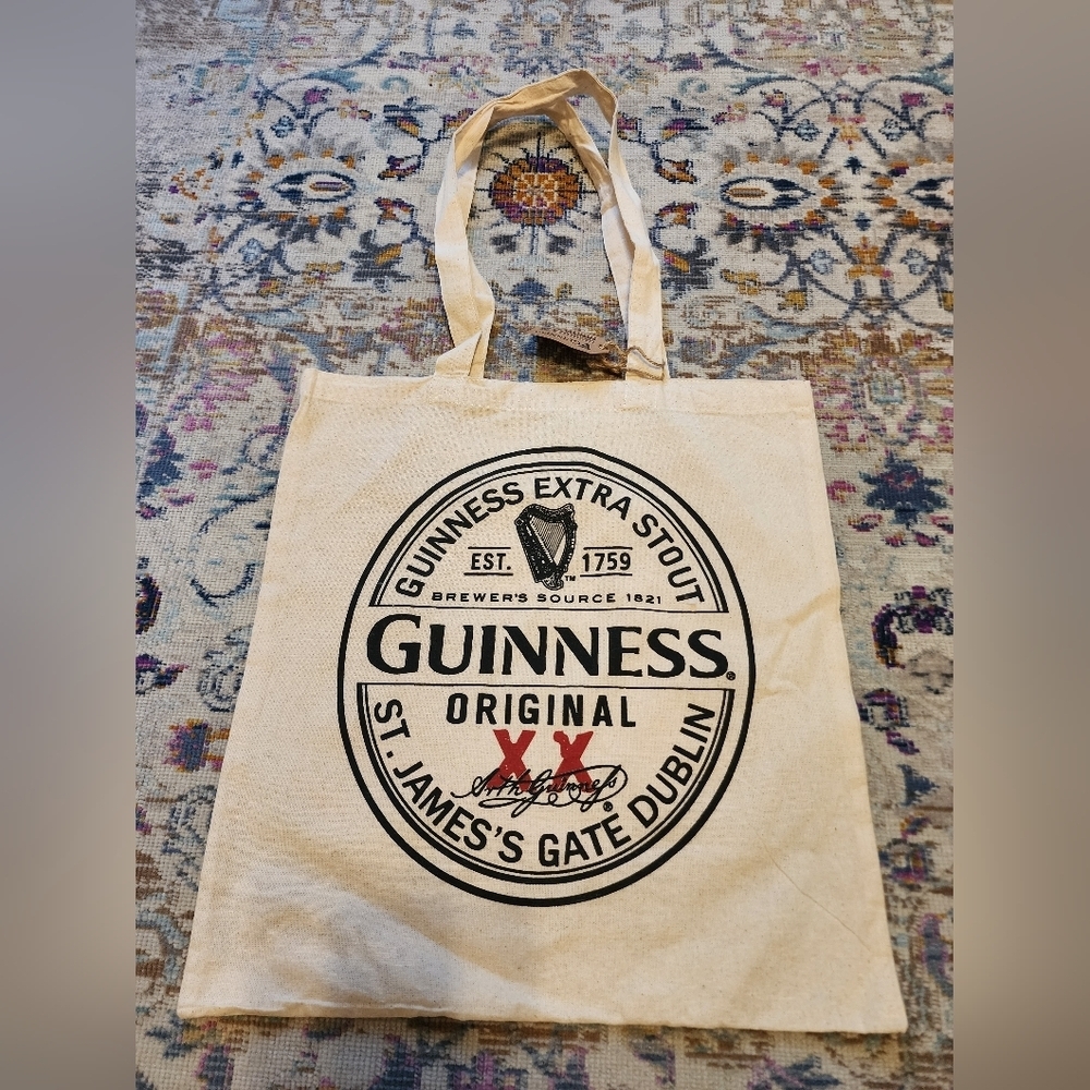 Guinness Original NWT Cream Tote Bag